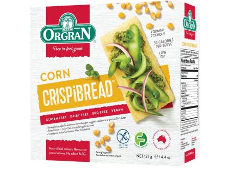 Orgran Corn Crispbread 125g Fashion