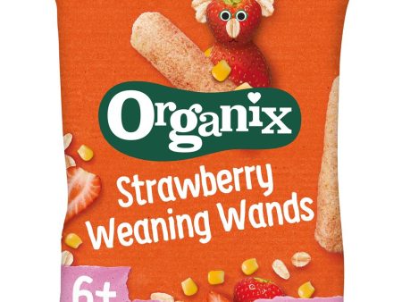 Organix Strawberry Weaning Wands 25g Cheap