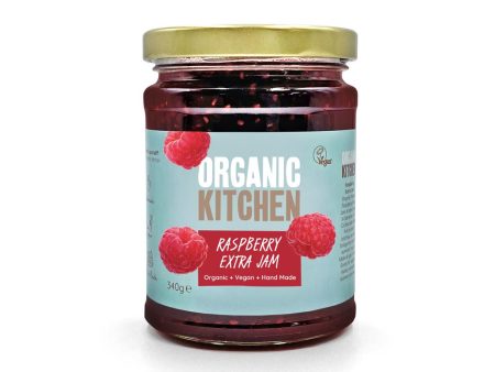 Organic Kitchen Organic Raspberry Extra Fruit Jam 340g Sale