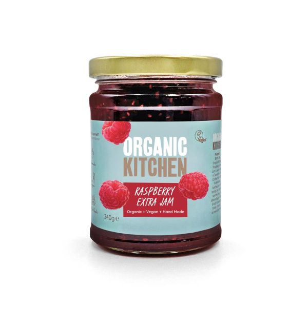 Organic Kitchen Organic Raspberry Extra Fruit Jam 340g Sale