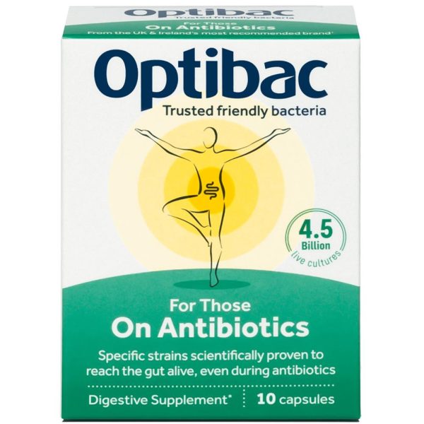 Optibac Probiotics For Those on Antibiotics 10 capsules Cheap