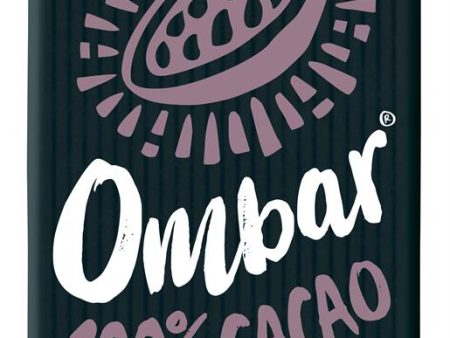 Ombar 100% Cacao Organic Vegan Dark Chocolate 70g Online Hot Sale