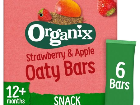 Organix Strawberry& Apple Organic Soft Oat Snack Bars Multipack(6x23g) Online Hot Sale