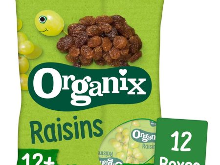 Organix Mini Organic Raisin Fruit Snack Boxes Multipack 168g Fashion