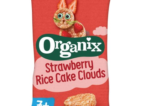 Organix Organic Strawberry Rice Cake Clouds 40g Fashion