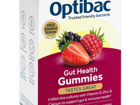 Optibac Probiotics Gut Health Gummies - 30 Gummies For Discount