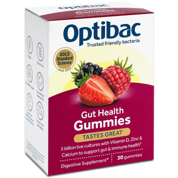 Optibac Probiotics Gut Health Gummies - 30 Gummies For Discount