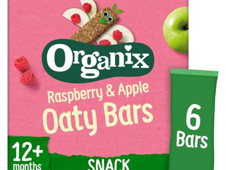 Organix Raspberry & Apple Organic Soft Oat Snack Bars Multipack(6x23g) Online Sale