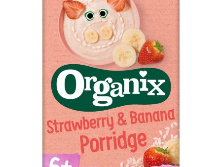 Organix Strawberry & Banana Organic Baby Porridge 120g Supply