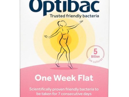 Optibac Probiotics One Week Flat 7 sachets Hot on Sale