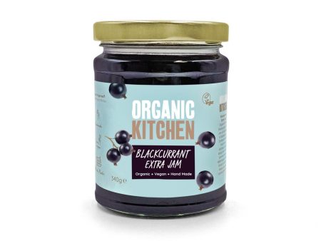 Organic Kitchen Organic Blackcurrant Extra Fruit Jam 340g Online