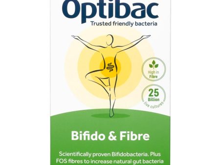 Optibac Probiotics Bifidobacteria & Fibre 30 sachets Discount