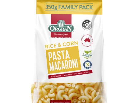 Orgran Rice & Corn Macaroni 350g Supply