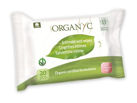 Organyc Intimate Wet Wipes - 20 Wipes Online Sale