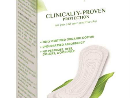 Organyc Pantyliner Light Flow - Flat - 24 Liners For Cheap