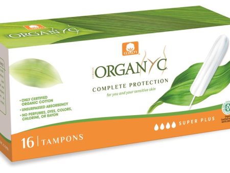 Organyc Tampon Super Plus - no applicator Hot on Sale