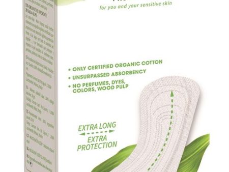 Organyc Extra Long flat panty liners light flow Online