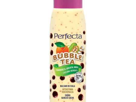 Bubble Tea intensywnie regenerujący balsam do ciała Pomarańcza + Oriental Wood + Zielona Herbata 400ml Online Hot Sale