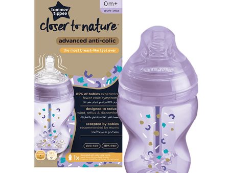 Closer To Nature Advanced Anti-Colic butelka antykolkowa 0m+ Girl 260ml For Discount