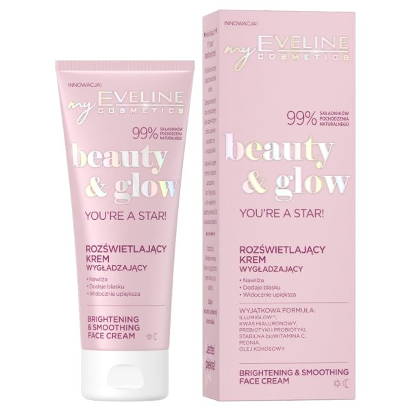 Beauty & Glow rozświetlający krem wygładzający 75ml on Sale