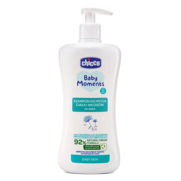 Baby Moments szampon do mycia ciała i włosów 0m+ 500ml Online Hot Sale