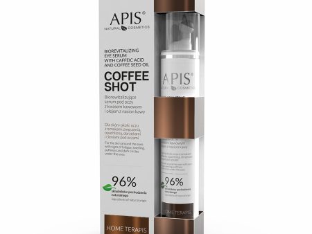 Coffee Shot biorewitalizujące serum pod oczy z kwasem kawowym i olejem z nasion kawy 10ml Online Sale