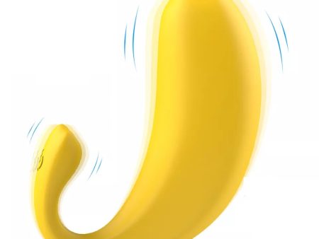 Banana-RTC wibrator typu jajko zdalnie sterowany z 9 trybami wibracji Yellow Online