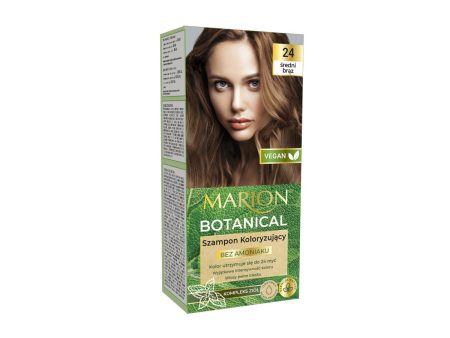 Botanical szampon koloryzujący bez amoniaku 24 Średni Brąz 90ml Discount