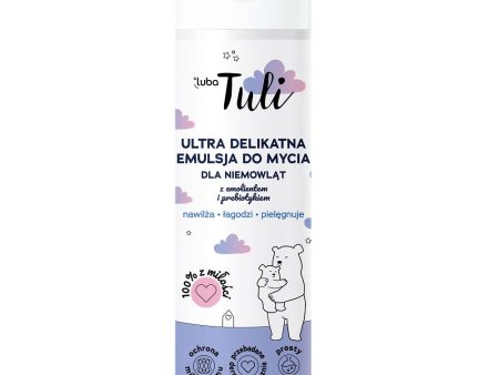 Tuli ultra delikatna emulsja do mycia dla niemowląt z emolientem i prebiotykiem 250ml Supply