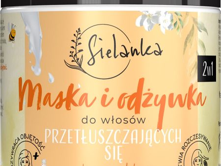 2 w 1 maska i odżywka do włosów przetłuszczających się Mleko i Miód 250ml Supply