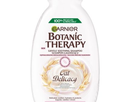 Botanic Therapy Oat Delicacy szampon łagodzący do delikatnych włosów i skóry głowy 400ml For Sale