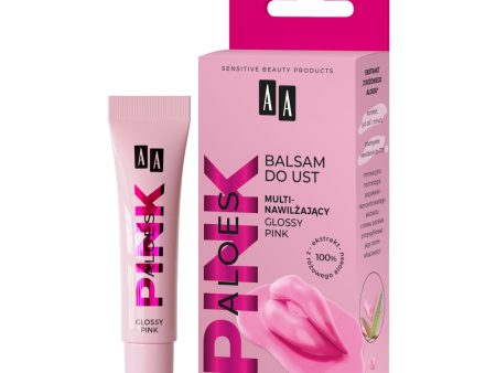 Aloes Pink multinawilżający balsam do ust Glossy Pink 10g Online