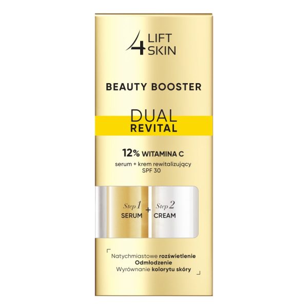 Beauty Booster Dual Revital 12% Witamina C serum + krem rewitalizujący SPF30+ 2x15ml Online Sale