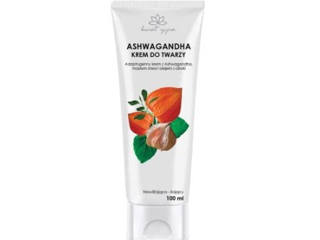 Ashwagandha krem do twarzy nawilżająco-kojący 100ml Sale