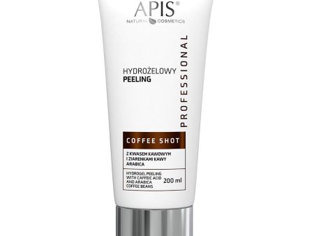 Coffee Shot hydrożelowy peeling do twarzy z kwasem kawowym i ziarenkami kawy arabica 200ml Fashion