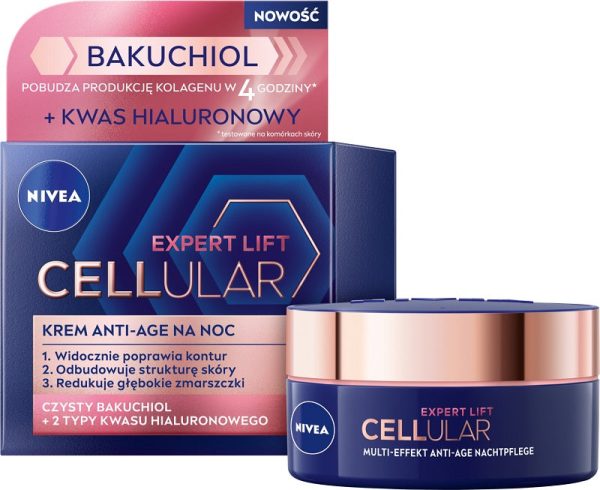 Cellular Expert Lift zestaw krem anti-age na dzień 50ml + krem anti-age na noc 50ml + profesjonalne serum z retinolem 30ml Discount