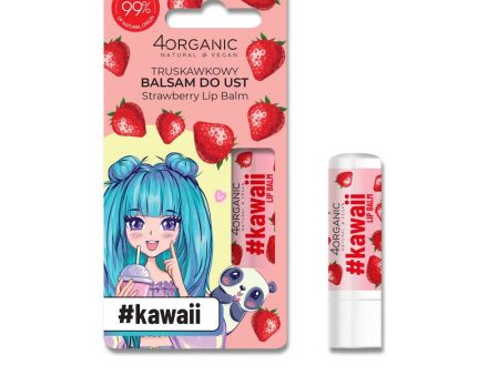 #Kawaii naturalny balsam do ust Strawberry 5g Online Sale