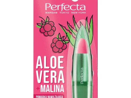 Aloe Vera nawilżająca pomadka do ust z aloesem i maliną 5g For Sale