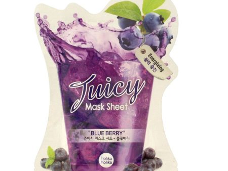 Blueberry Juicy Mask Sheet energetyzująca maseczka z ekstraktem z borówki Cheap