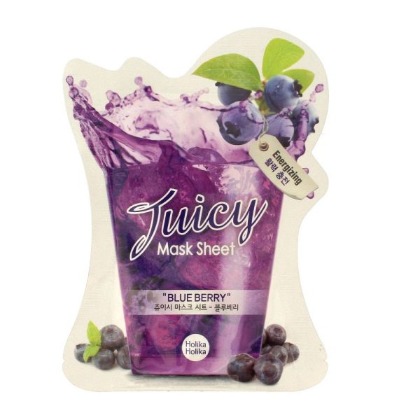 Blueberry Juicy Mask Sheet energetyzująca maseczka z ekstraktem z borówki Cheap