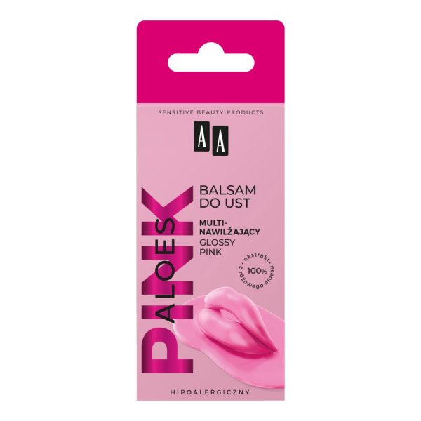 Aloes Pink multinawilżający balsam do ust Glossy Pink 10g Online