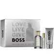 Boss Bottled zestaw woda perfumowana spray 100ml + woda perfumowana spray 10ml + żel pod prysznic 100ml Online Sale