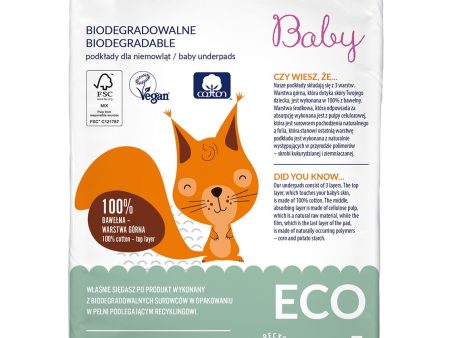 Baby ECO podkłady jednorazowe dla niemowląt 5szt. For Discount