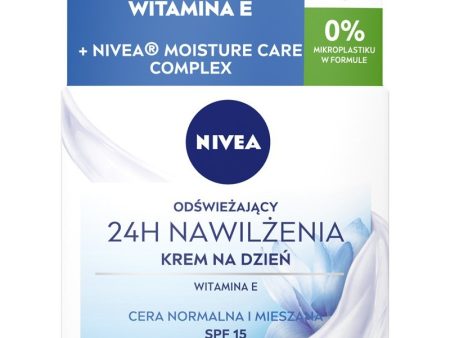 24H Nawilżenia odświeżający krem na dzień SPF15 cera normalna i mieszana 50ml Supply