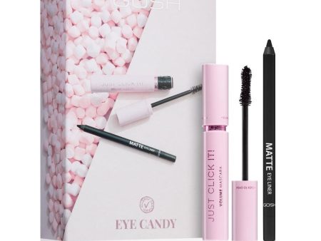 Eye Candy zestaw Just Click It tusz do rzęs 10 ml + Matte Eyeliner matowy eyeliner w kredce 1g Fashion