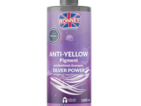 Anti-Yellow Silver Power Professional Shampoo szampon do włosów blond rozjaśnianych i siwych 1000ml on Sale