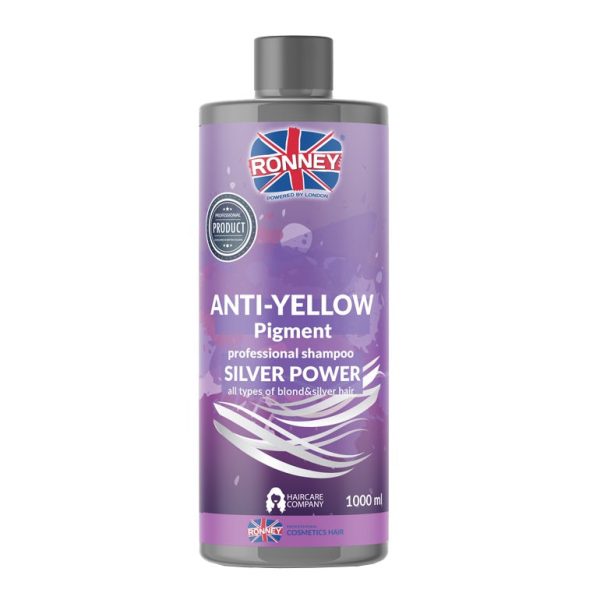 Anti-Yellow Silver Power Professional Shampoo szampon do włosów blond rozjaśnianych i siwych 1000ml on Sale