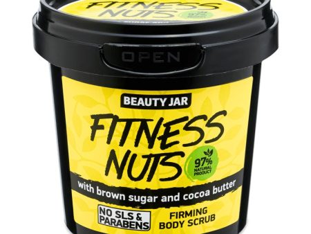 Fitness Nuts ujędrniający peeling do ciała z brązowym cukrem i masłem kakaowym 200g For Sale