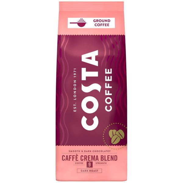 Caffe Crema Blend kawa palona mielona Dark Roast 500g For Sale