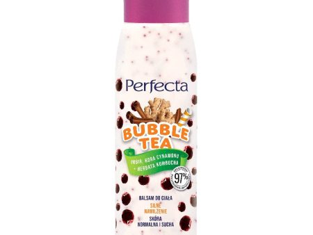 Bubble Tea silnie nawilżający balsam do ciała Imbir + Kora Cynamonu + Herbata Kombucha 400ml Online Hot Sale